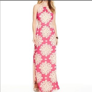 VINEYARD VINES Medallion Silk Maxi Dress Size 10